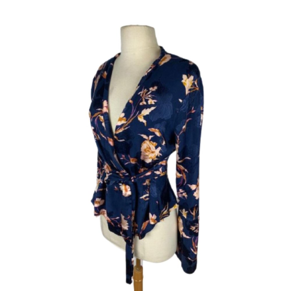 *SOLD* Free People Sabrina Floral Wrap Jacket NWT - Picture 3 of 7